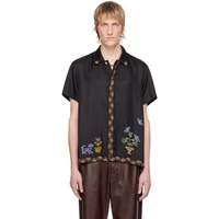 보디 Bode Black Garden Sampler Shirt 241169M192023