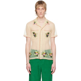 보디 Bode 오프화이트 Off-White Embroidered Suncherry Shirt 242169M192012