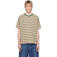 보디 Bode Green Scottie Jacquard T-Shirt 242169M213005