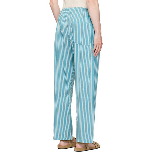  보디 Bode Blue Shore Stripe Trousers 242169M191005