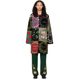 보디 Bode Multicolor Floral Genus Quilt Coat 241169F059001