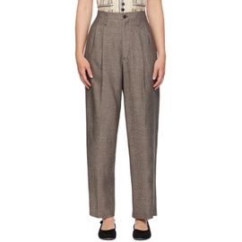 보디 Bode Brown Murray Trousers 242169F087008