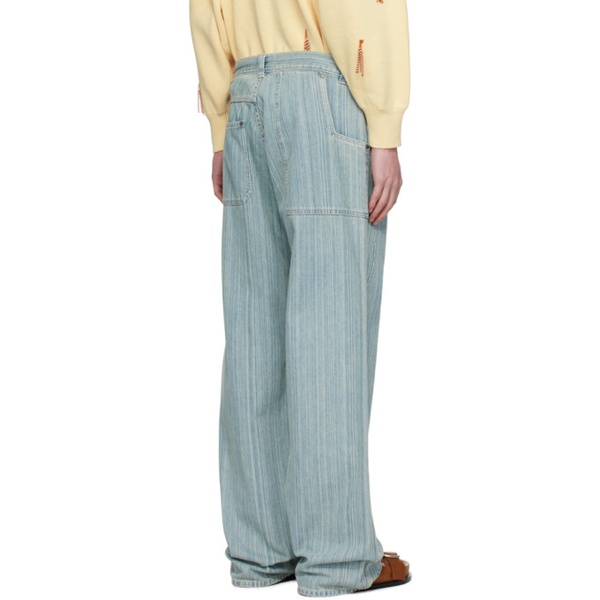  Bonsai Blue Loose-Fit Jeans 241945M186000