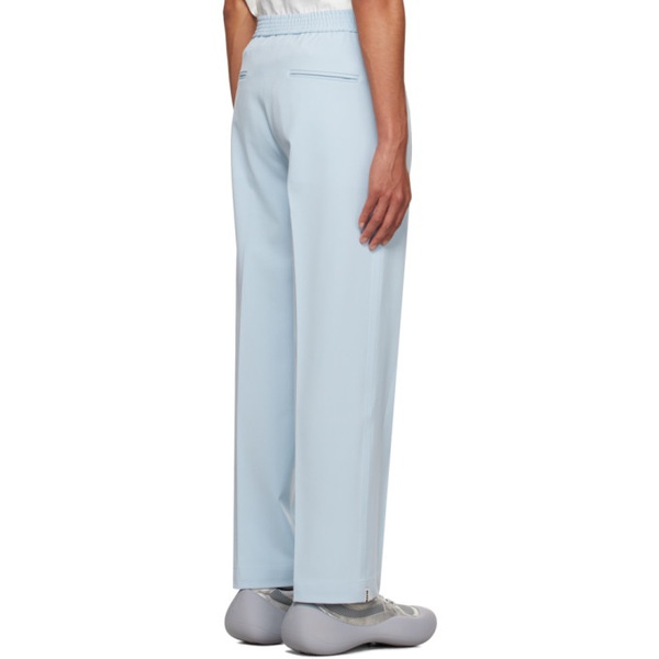  Bonsai Blue Loose-Fit Trousers 232945M191000