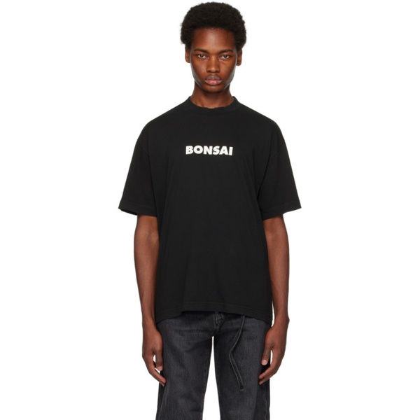  Bonsai Black Printed T-Shirt 232945M213001