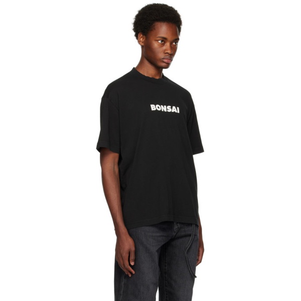  Bonsai Black Printed T-Shirt 232945M213001