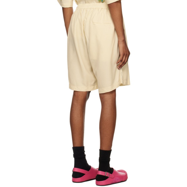  Bonsai 오프화이트 Off-White Basket Fit Shorts 231945M193002