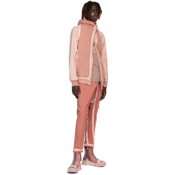  보리스 비잔 사베리 Boris Bidjan Saberi Pink Asymmetric Zip Reversible Jacket 231616M180004