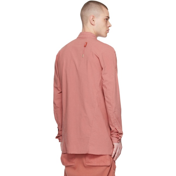  보리스 비잔 사베리 Boris Bidjan Saberi Pink Object-Dyed Shirt 231616M192002