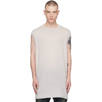 보리스 비잔 사베리 Boris Bidjan Saberi Gray Object-Dyed T-Shirt 231616M214001