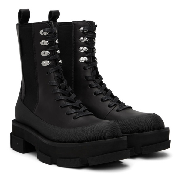  Both Black Gao Platform Chelsea Boots 232287M223005