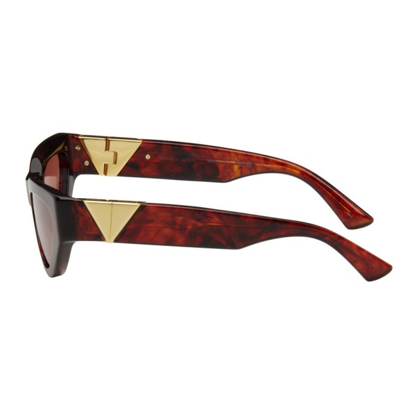 보테가베네타 보테가 베네타 Bottega Veneta Tortoiseshell Cat-Eye Sunglasses 241798F005025