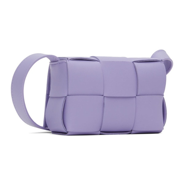 보테가베네타 보테가 베네타 Bottega Veneta Purple Cassette Shoulder Bag 222798F048023
