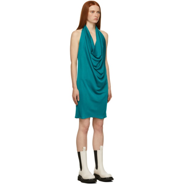 보테가베네타 보테가 베네타 Bottega Veneta Blue Knit Shine Dress 212798F052009
