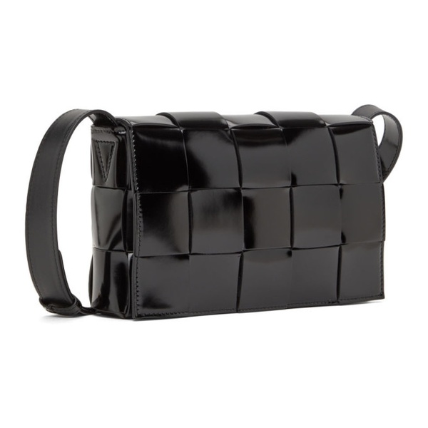 보테가베네타 보테가 베네타 Bottega Veneta Black Intreccio Cassette Bag 212798M170396