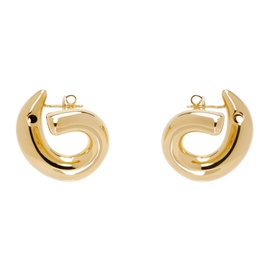 보테가 베네타 Bottega Veneta Gold Sardine Earrings 242798F022012
