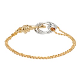 보테가 베네타 Bottega Veneta Gold Knot Bracelet 242798F020000