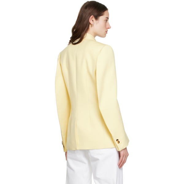 보테가베네타 보테가 베네타 Bottega Veneta Yellow Curved Sleeves Blazer 231798F057000