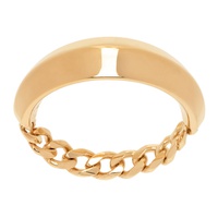 보테가 베네타 Bottega Veneta Gold Detail Chain Ring 241798M147002