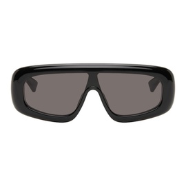 보테가 베네타 Bottega Veneta Black Bombe Shield Sunglasses 242798M134024