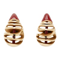 보테가 베네타 Bottega Veneta Gold Drop Earrings 242798F022016