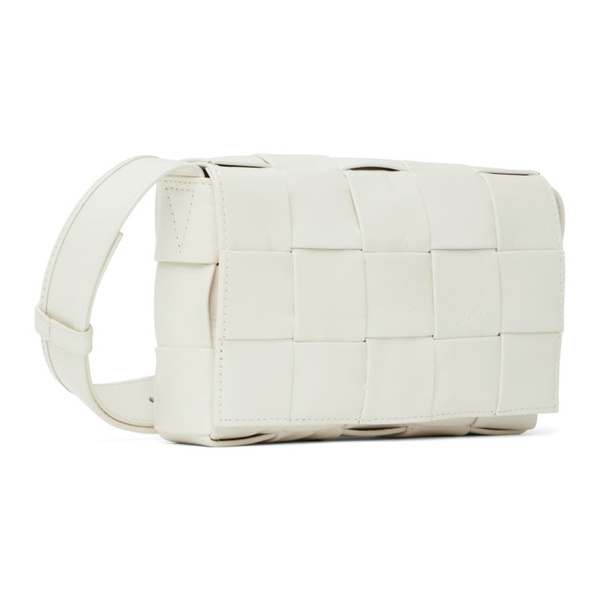 보테가베네타 보테가 베네타 Bottega Veneta White Small Cassette Bag 222798M170099