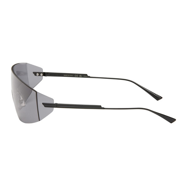 보테가베네타 보테가 베네타 Bottega Veneta Black Futuristic Shield Sunglasses 242798F005021