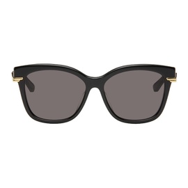보테가 베네타 Bottega Veneta Black Classic Square Sunglasses 242798F005027