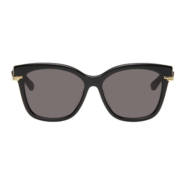 보테가베네타 보테가 베네타 Bottega Veneta Black Classic Square Sunglasses 242798F005027