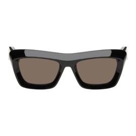 보테가 베네타 Bottega Veneta Black Classic Cat Eye Sunglasses 242798F005010