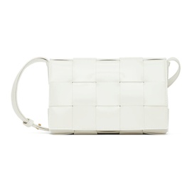 보테가 베네타 Bottega Veneta White Small Cassette Bag 221798F048071