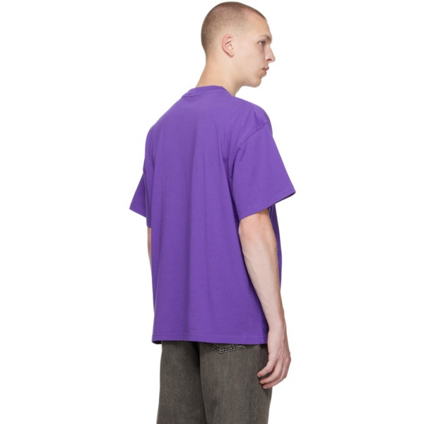  브레인 데드 Brain Dead Purple Goon Rider T-Shirt 231266M213012