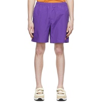 브레인 데드 Brain Dead Purple Nylon Shorts 222266M193002