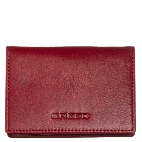  Breed Porter Red Wallet BRDWALL002-MRN