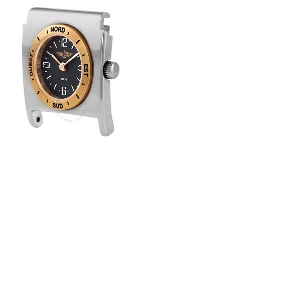 브라이틀링 Breitling Black Dial Second Time Zone Watch Attachment B6107211/C191.106X.A18