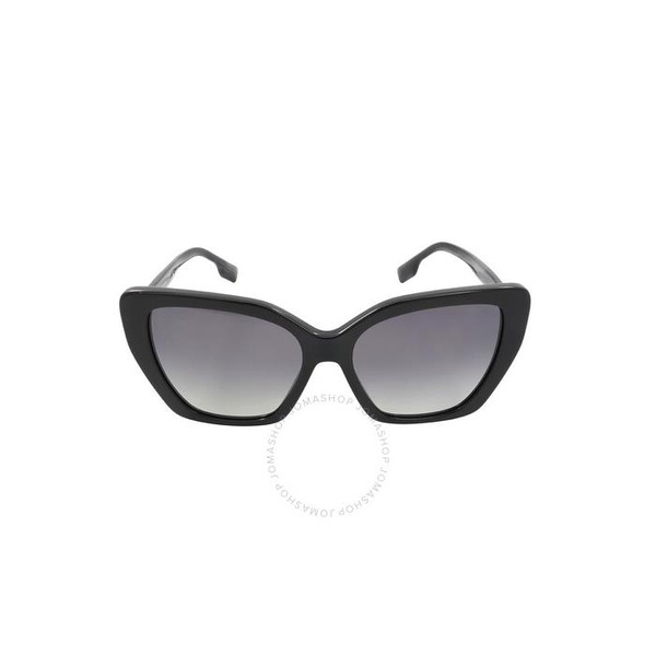 버버리 버버리 Burberry Tamsin Grey Gradient Butterfly Ladies Sunglasses BE4366 3980T3 55