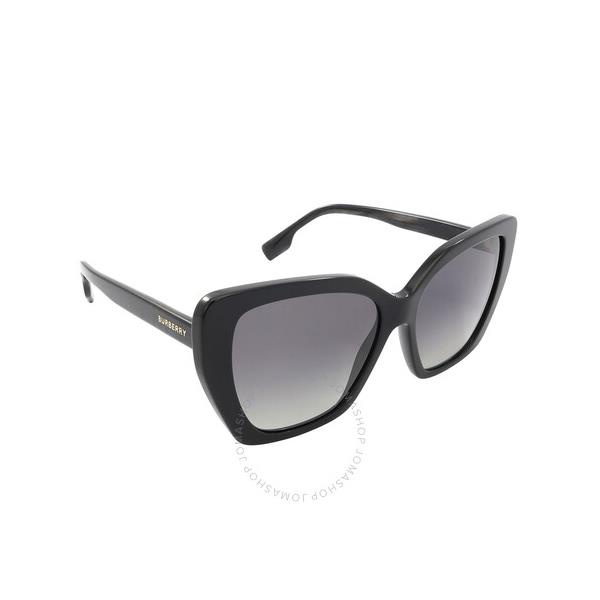 버버리 버버리 Burberry Tamsin Grey Gradient Butterfly Ladies Sunglasses BE4366 3980T3 55