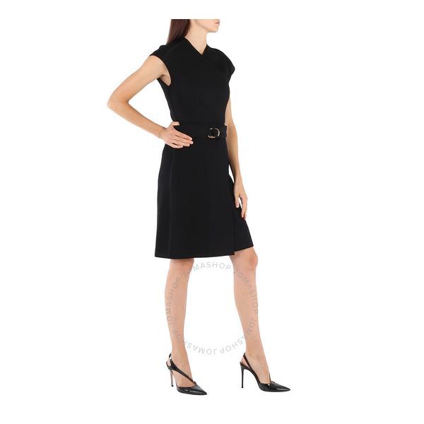 버버리 버버리 Burberry Dulsie D-Ring Bonded Jersey Dress in Black 8007724