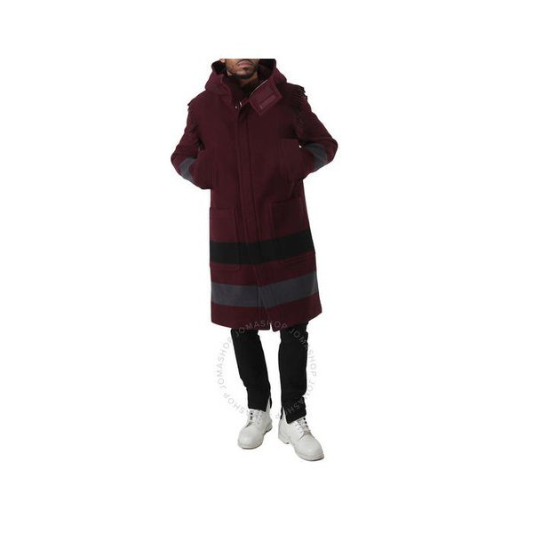 버버리 버버리 Burberry Wool Pocket-detail Duffle Coat In Deep Maroon 8045744