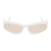 버버리 Burberry White Turner Sunglasses 232376F005065