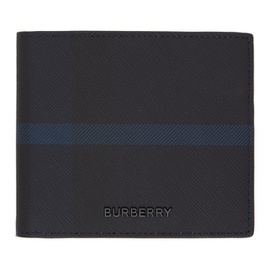 버버리 Burberry Gray Stripe Wallet 232376M164003