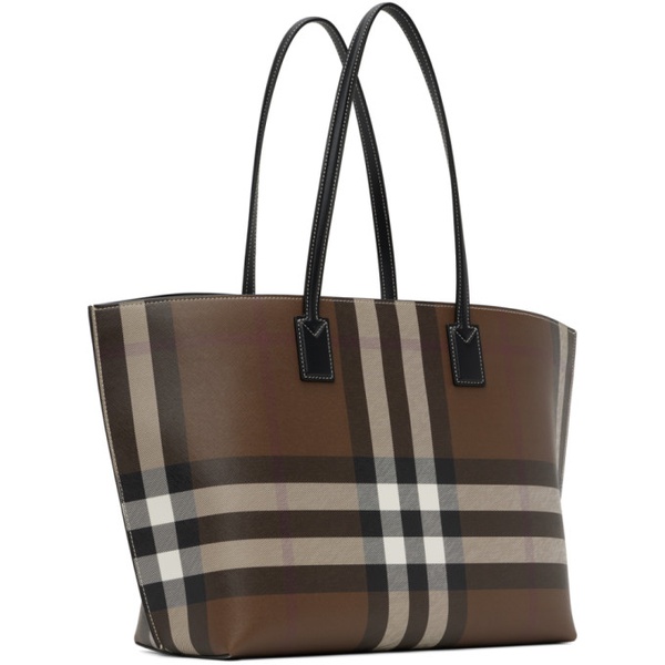 버버리 버버리 Burberry Brown Check Tote 231376F049003