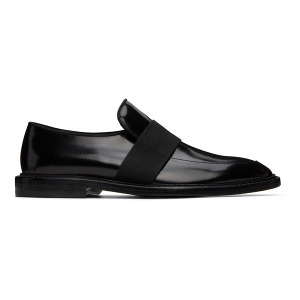 버버리 버버리 Burberry Black Ribbon Detail Loafers 231376M231002