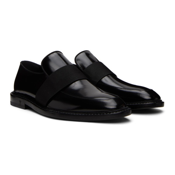 버버리 버버리 Burberry Black Ribbon Detail Loafers 231376M231002