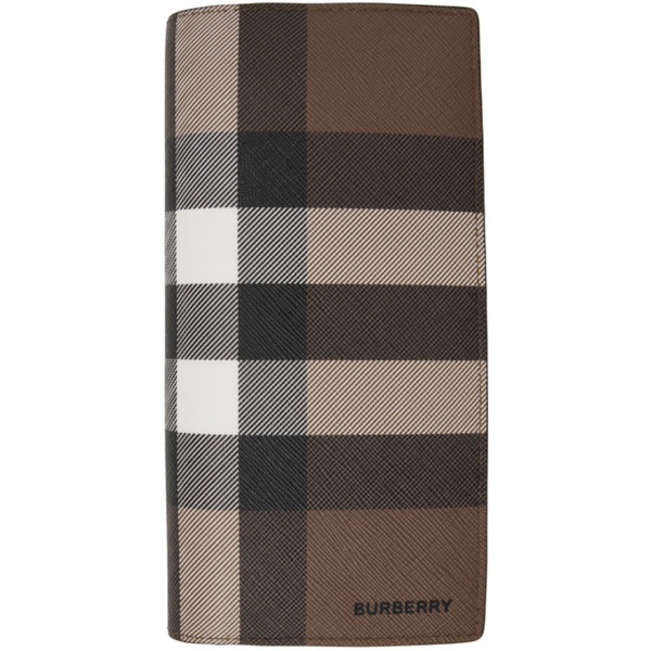 버버리 버버리 Burberry Brown Check Wallet 241376M164020