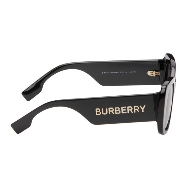 버버리 버버리 Burberry Black Square Sunglasses 241376F005025