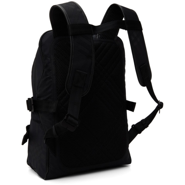 버버리 버버리 Burberry Black Check Jacquard Backpack 241376M166010