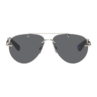 버버리 Burberry Silver Metal Sunglasses 242376M134003