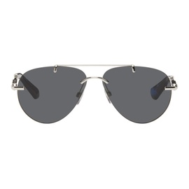 버버리 Burberry Silver Metal Sunglasses 242376M134003