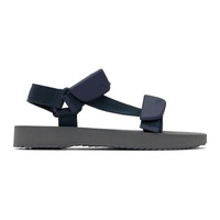 버버리 Burberry Navy Trek Sandals 241376F124010